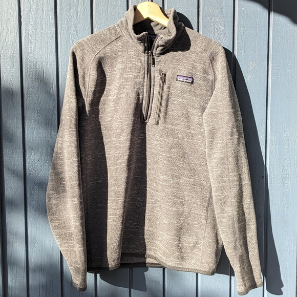Patagonia Better Sweater 1/4 Zip Fleece Pullover Grey - Picture 2 of 6
